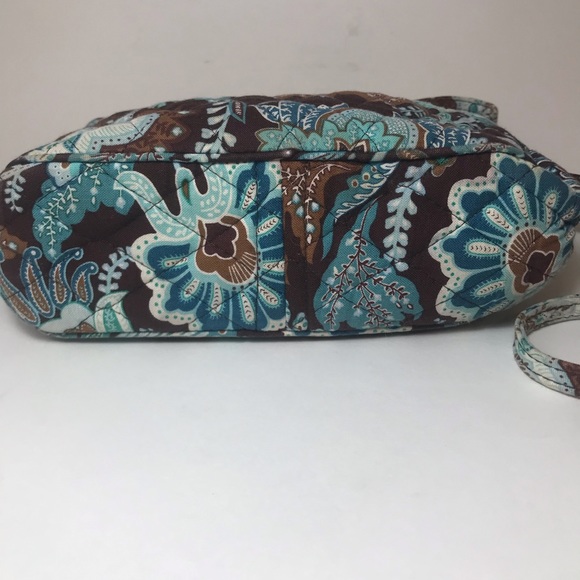 Vera Bradley Crossbody Purse in Java Blue Pattern - Picture 7 of 7